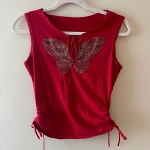 Vintage 90s/Y2K Butterfly Top